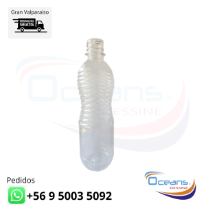 Botella PET espiral 500 cc