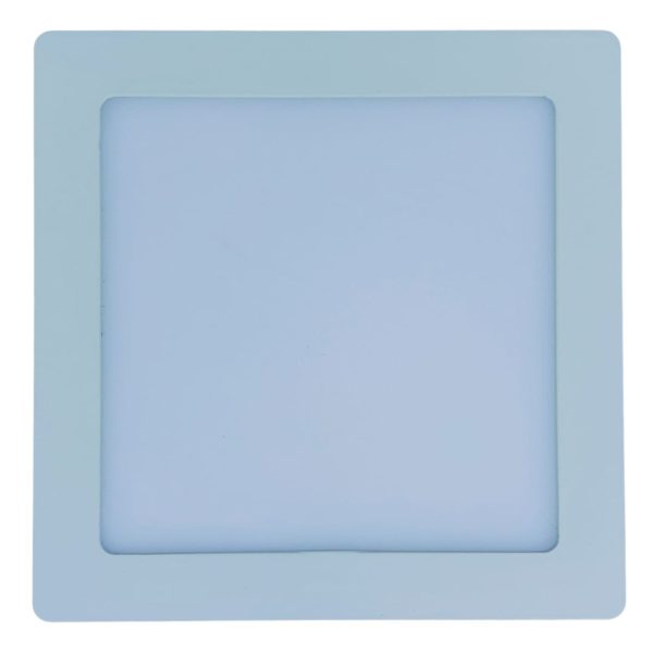 Platón Led 12W cuadrado luz Blanca fría