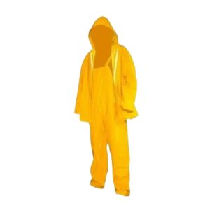 Traje de Agua con Jardinera PVC amarillo Talla M